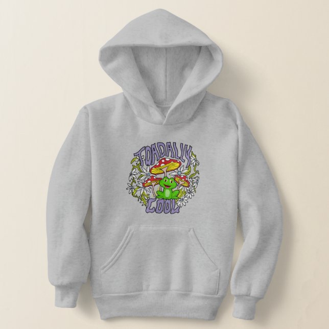 Toadally Cool Colourful floral and frog typography (Laydown)