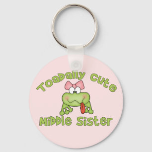 Toadally Cute Middle Sister Keychain