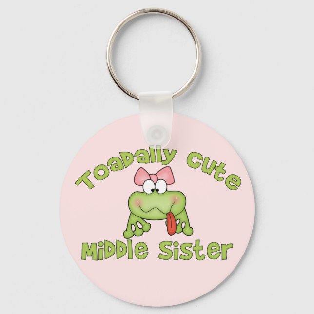 Toadally Cute Middle Sister Keychain (Front)