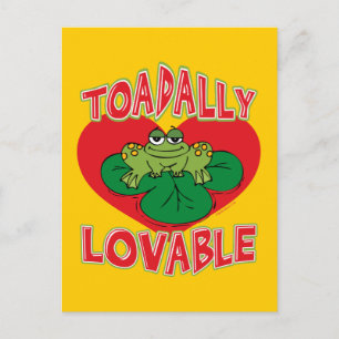 Toadally Lovable Postcard