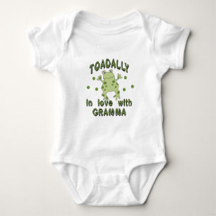 TOADALLY Love Gramma Frog Baby Bodysuit