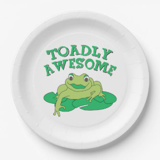 TOADly Awesome  Paper Plate