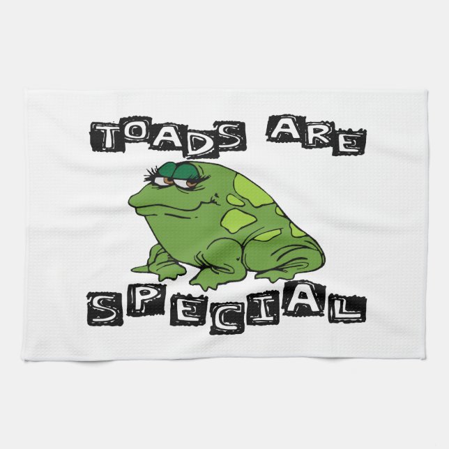 Toads Are Special Kitchen Towel (Horizontal)