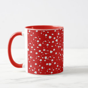 Toadstool art mug