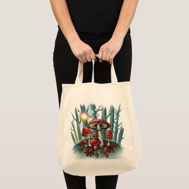 Toadstool champignons~ sac fourre-tout (Devant (produit))