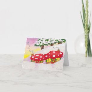Toadstool miss you card