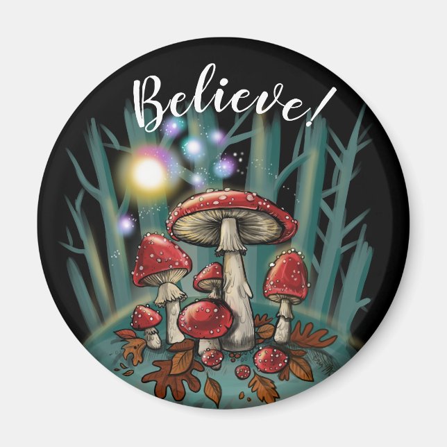 Toadstool mushrooms~ magnets (Front)