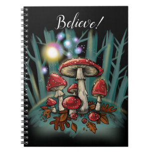 Toadstool mushrooms~ notebook