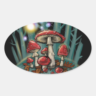 Toadstool mushrooms~ stickers