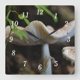 Toadstool Umbrella Wall Clock