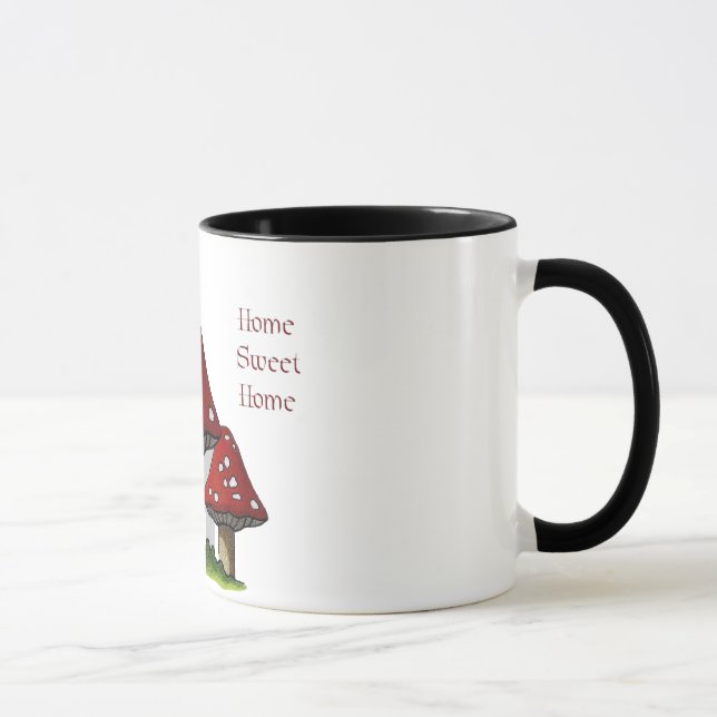 Toadstools: Art: Home Sweet Home Mug (Right)