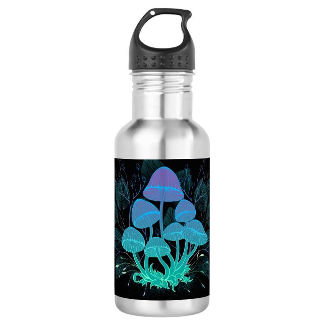 Toadstools in Bushes 710 Ml Water Bottle (Front)