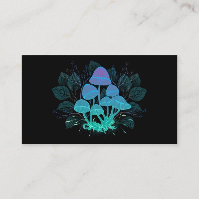 Toadstools in Bushes Advice Card (Front)