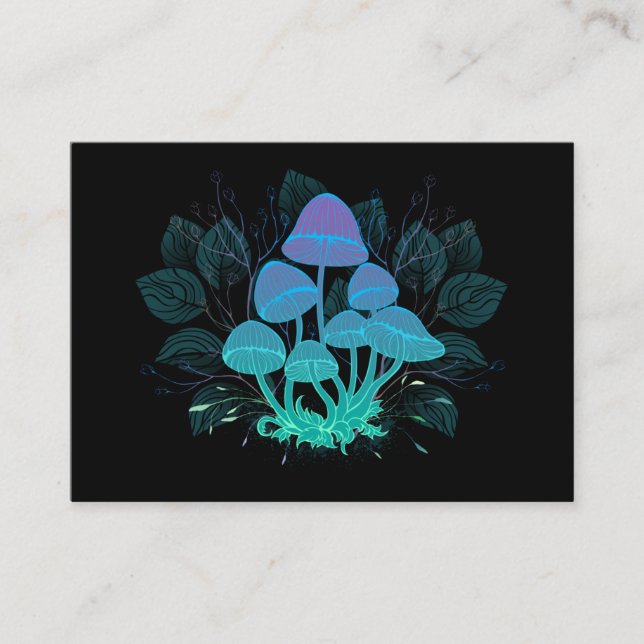 Toadstools in Bushes Appointment Card (Front)