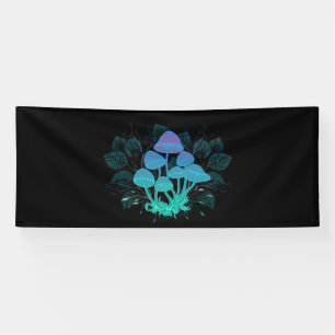 Toadstools in Bushes Banner