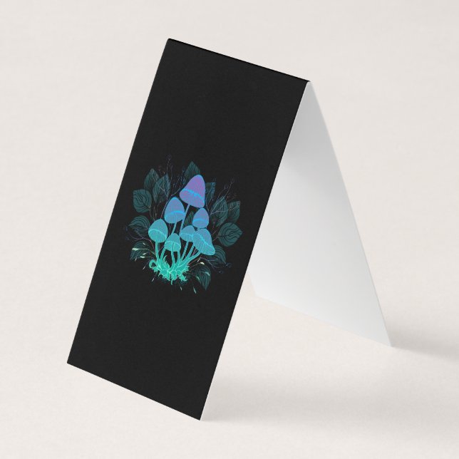 Toadstools in Bushes Business Card (Front)