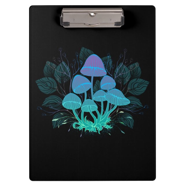 Toadstools in Bushes Clipboard (Front)