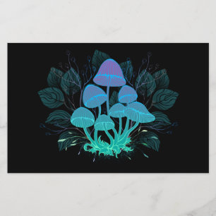 Toadstools in Bushes Flyer