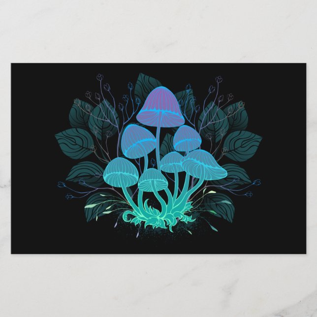 Toadstools in Bushes Flyer (Front)