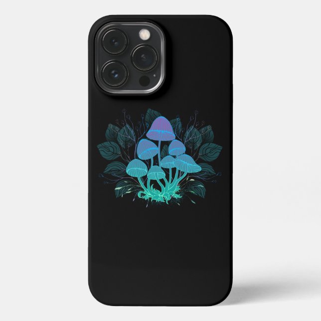 Toadstools in Bushes iPhone Case (Back)