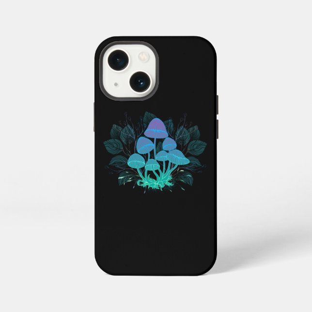 Toadstools in Bushes iPhone Case (Back)