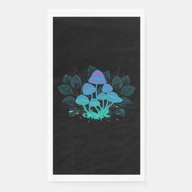 Toadstools in Bushes Napkin (Front)