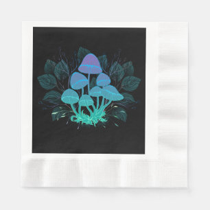 Toadstools in Bushes Napkin
