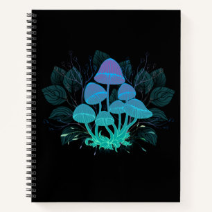 Toadstools in Bushes Notebook