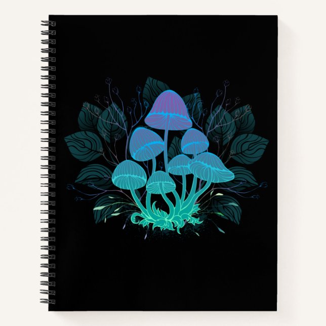 Toadstools in Bushes Notebook (Front)