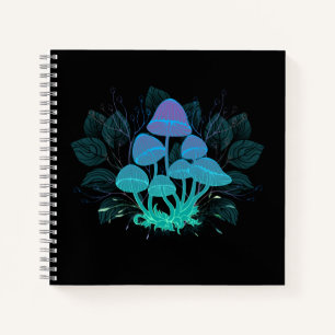 Toadstools in Bushes Notebook