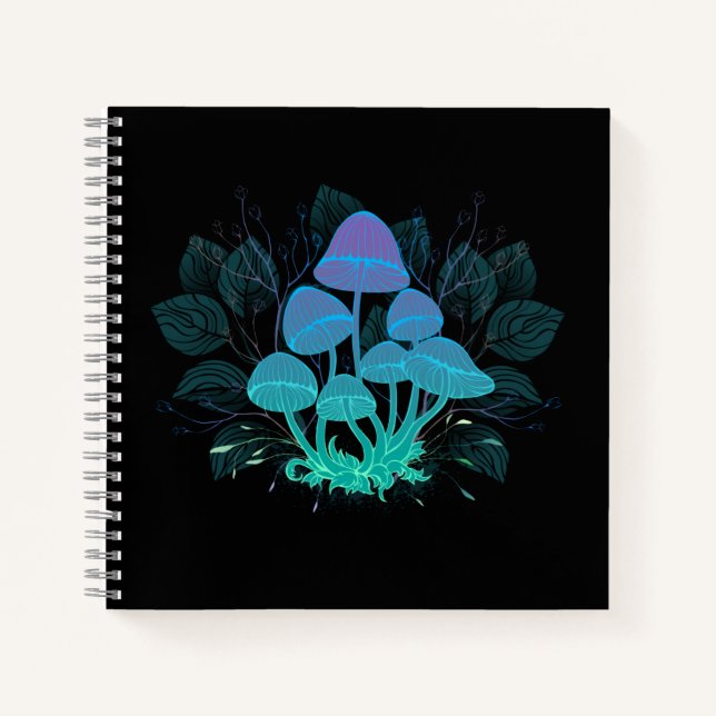 Toadstools in Bushes Notebook (Front)