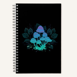 Toadstools in Bushes Notebook