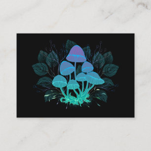 Toadstools in Bushes Place Card