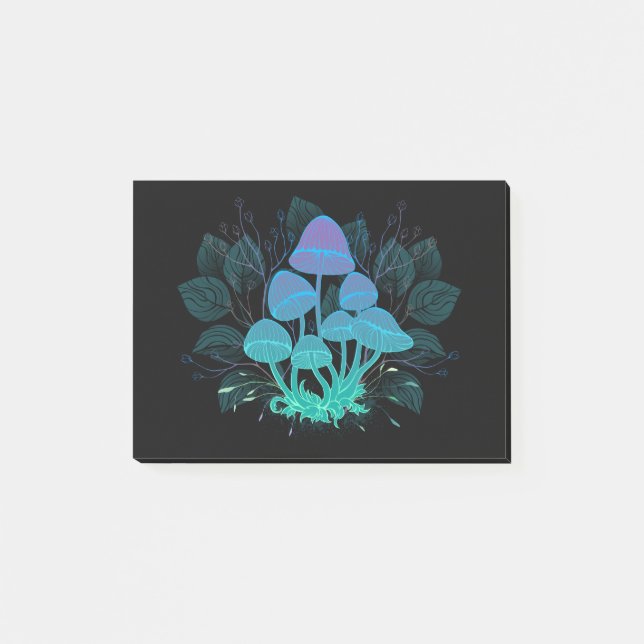 Toadstools in Bushes Post-it Notes (Front)