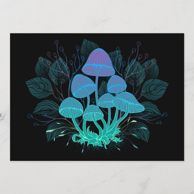 Toadstools in Bushes Program (Front)