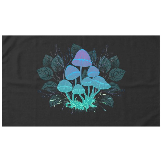 Toadstools in Bushes Tablecloth (Front (Horizontal))