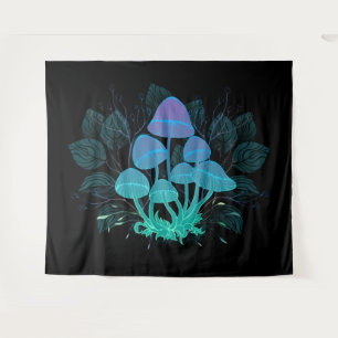 Toadstools in Bushes Tapestry
