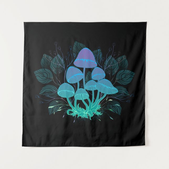 Toadstools in Bushes Tapestry (Front)