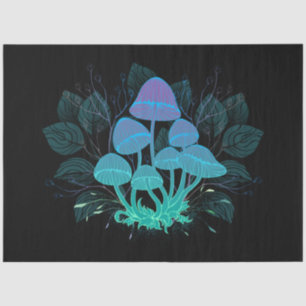 Toadstools in Bushes Tissue Paper