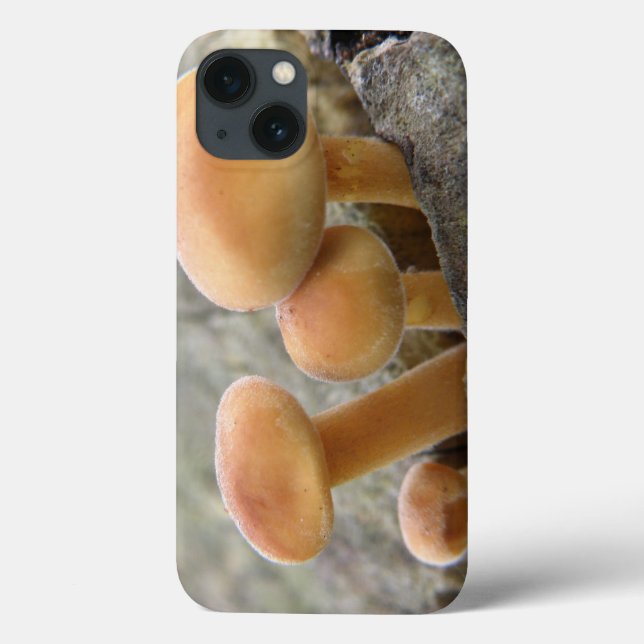 Toadstools on a Tree Trunk iPad Case (Back)