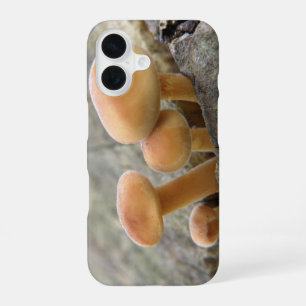Toadstools on a Tree Trunk iPhone 16 Case