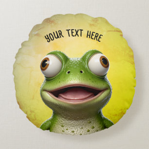 ToadTally Awesome Round Pillow