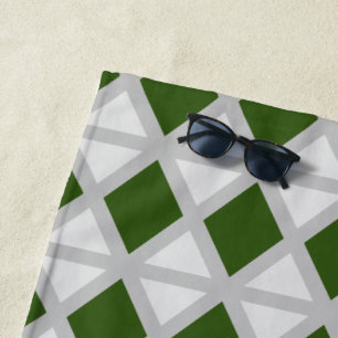 Toalla de playa con inicial beach towel
