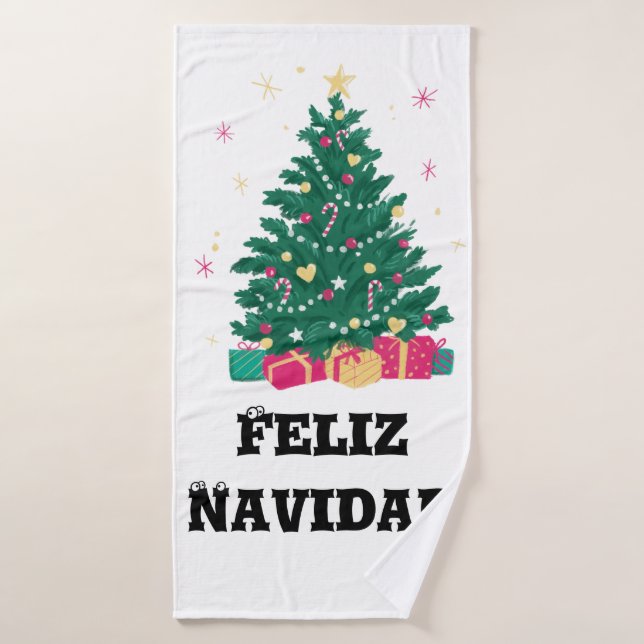 toalla navideña (Serviette de bain)