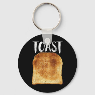 Toast Costume Halloween Funny Bread Lover Christma Keychain