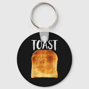 Toast Costume Halloween Funny Bread Lover Christma Keychain