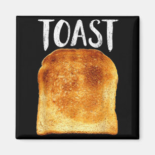 Toast Costume Halloween Funny Bread Lover Christma Magnet