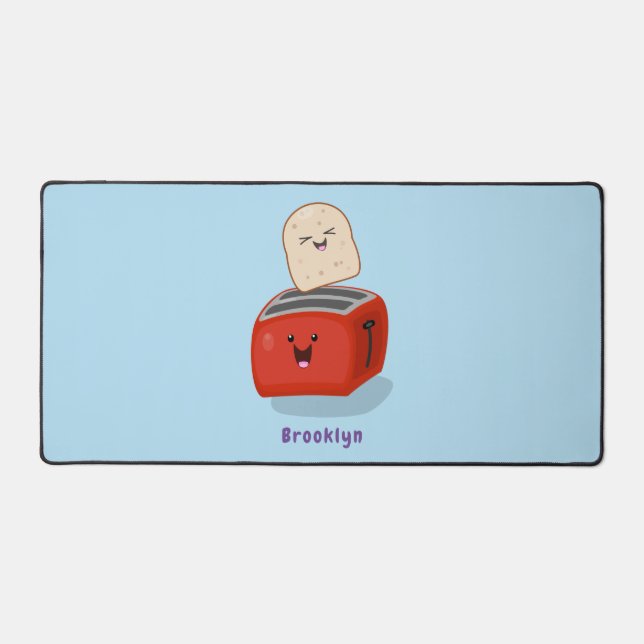 Toast de Cute kawaii et dessin animé de grille-pai (Recto)