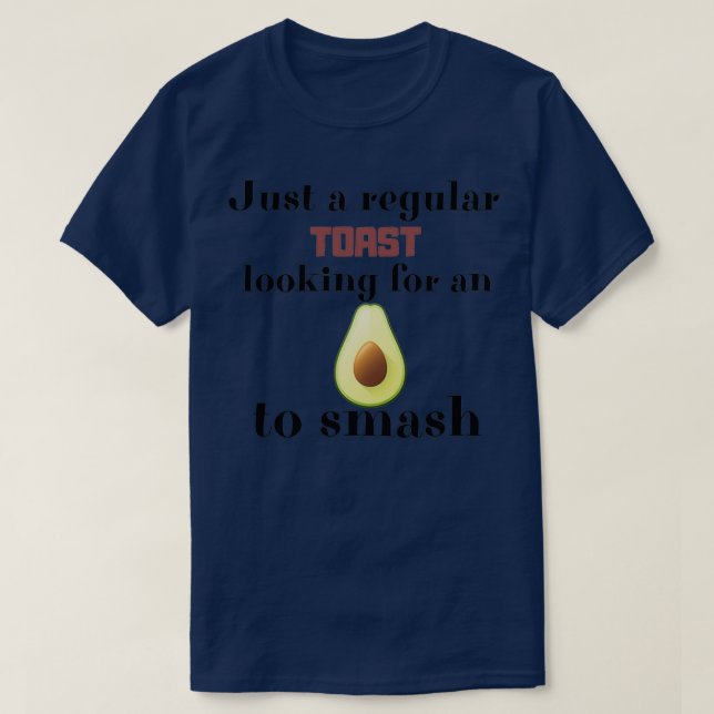 Toast looking for an avocado in veganuary T-Shirt (Design Front)