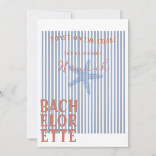 Toast on the Coast Bachelorette Invitation et déta